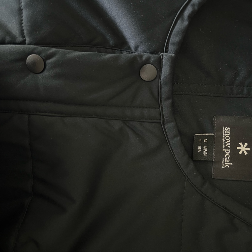 SNOW PEAK Flexible Insulated Snap-front Tunic
